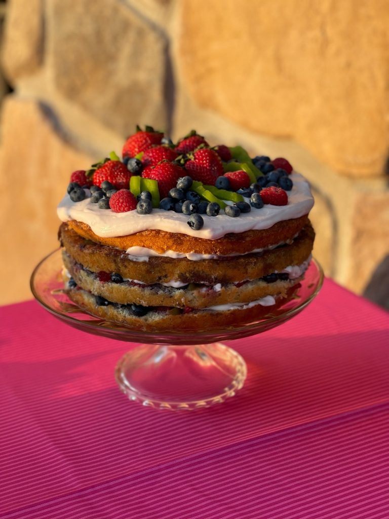 Fruity Sangria Cake