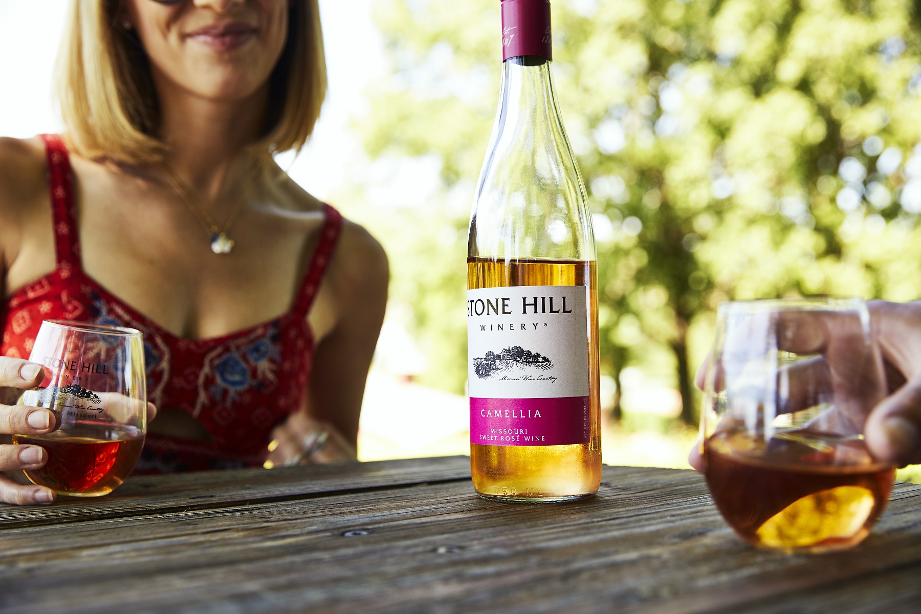 stone hill winery camellia rose wine