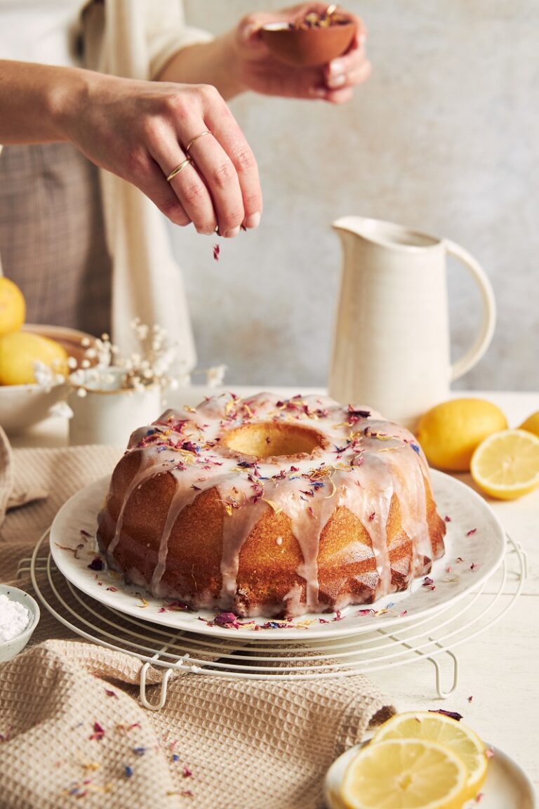 White Wine Lemon Bundt Cake
